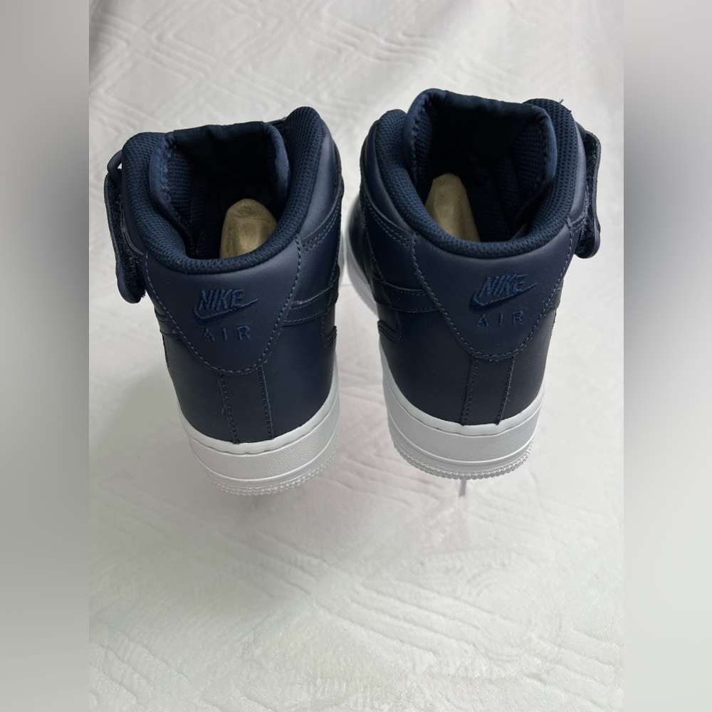14: Nike Air Force 1 MID (GS) Navy (Size 4.5Y) - Picture 5 of 7